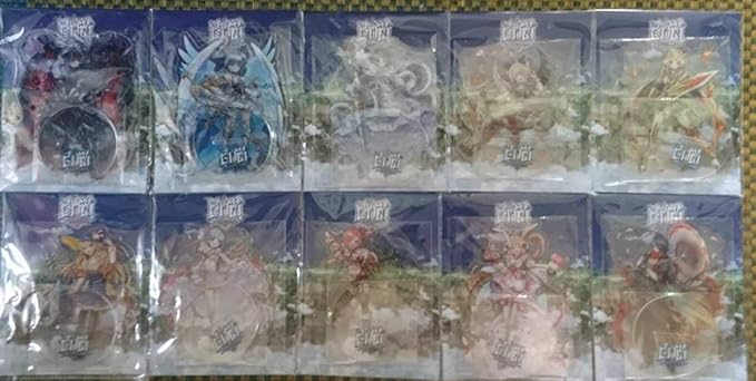 Amazon 白猫プロジェクトアクリルスタンド闇の王子アイリス エクセリア マール シャルロット フラン ティナ フェネッカ ツキミ ヴィシャス おもちゃ おもちゃ