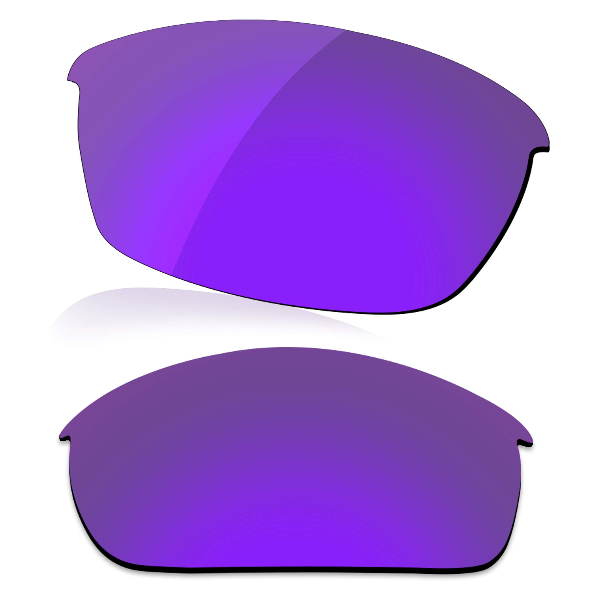 LenzReborn Polarized Lens Replacement for Oakley Bottle Rocket OO9164 Sunglass - Grape Violet - Polarized Mirrored