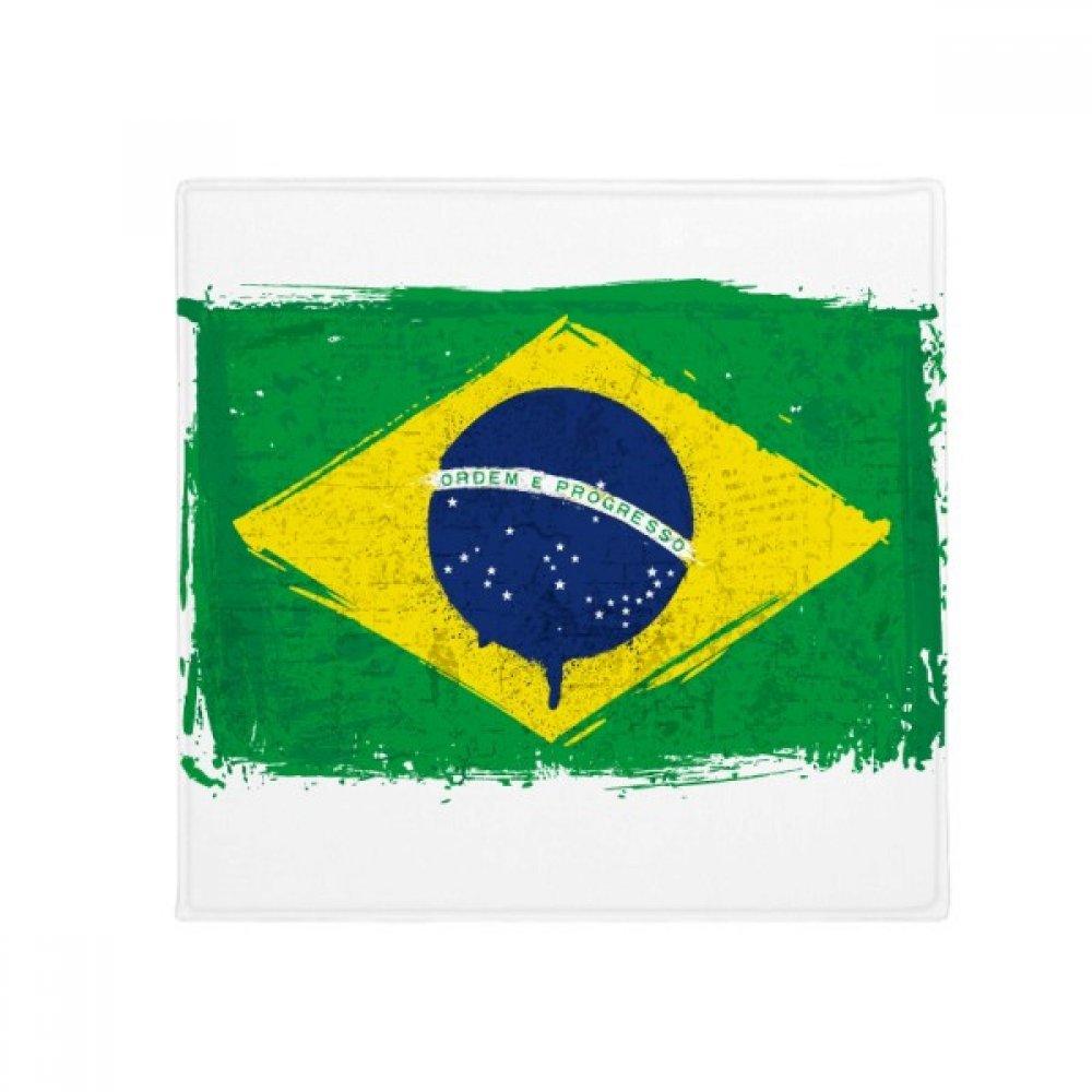 Tapis original drapeau Brésil multicolore idée cadeau maison