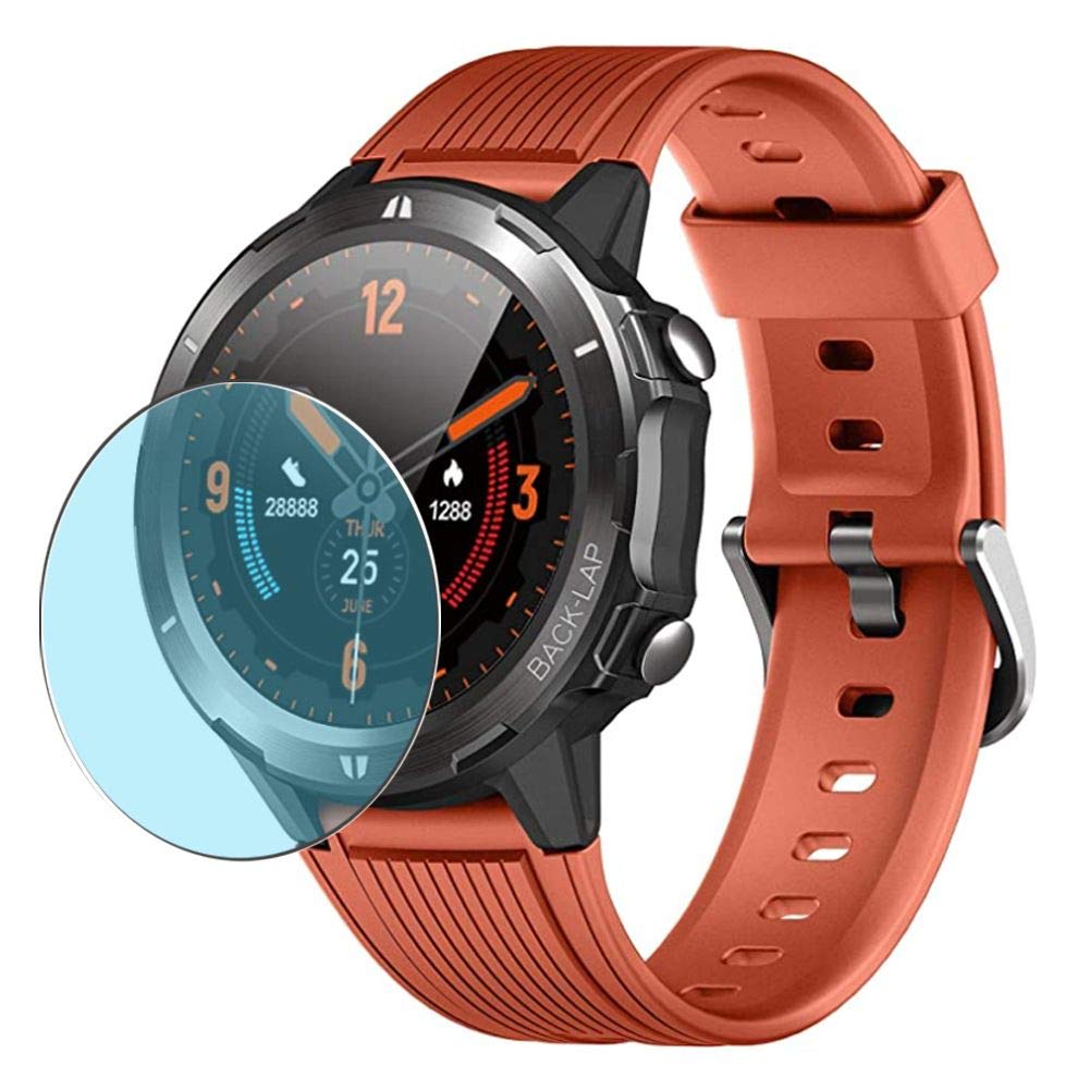 Vaxson 3-Pack Anti Blue Light Screen Protector, compatible with Slols 1.3" Smartwatch smart watch, TPU Guard Film Protectors Sticker [NOT Tempered Glass] New