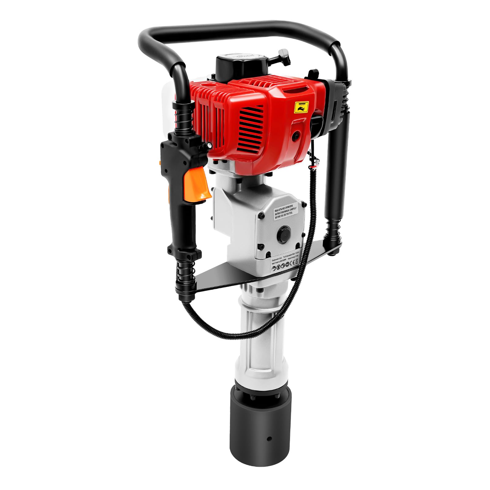 Máquina apilable de 2 tiempos de alta eficiencia para gasolina, post driver, enfriamiento por aire, rama de postes, rama de vallas, motor, postes, jardinería, martillo de demolición, martillo cincel,