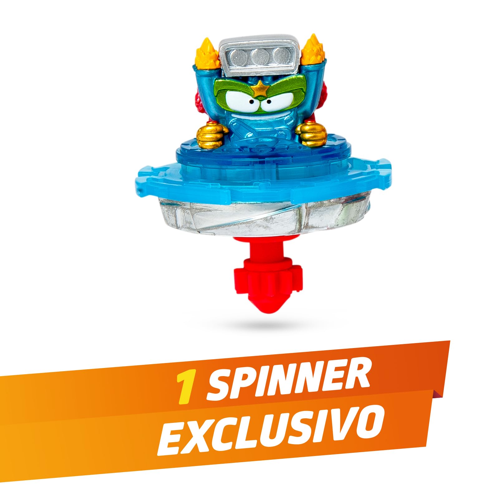 SUPERTHINGS KAZOOM Power – Turbo Spinner Héroe. Vehículo con Lanzador de peonza. Incluye 1 Turbo Spinner y 1 Kazoom Exclusivo. - 4