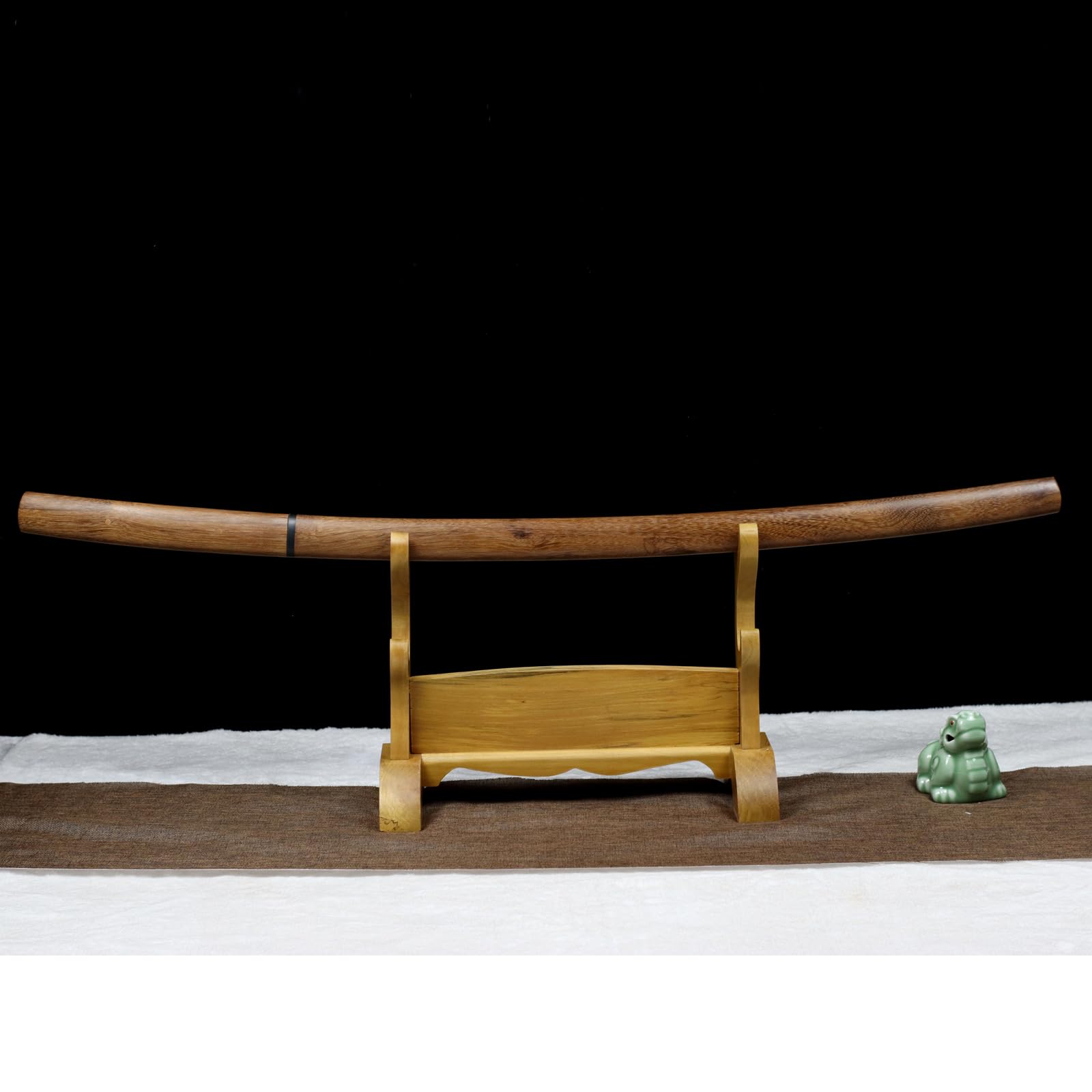 TIANTAO Hölzernes Katana (mit Scheide),101cm kurzes handgefertigtes Schwert,für Rollenspiele,Sammeln,Heimvorführung,Kendo Praxis