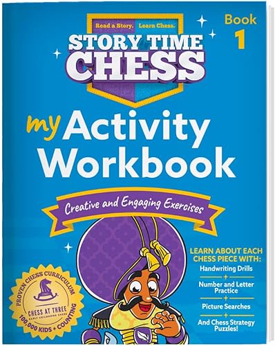 Miniatura 1 de Story Time Chess Libro de ejercicios de actividades, libro de aprendizaje educativo, juego de aprendizaje de ajedrez para niños, libro de trabajo de