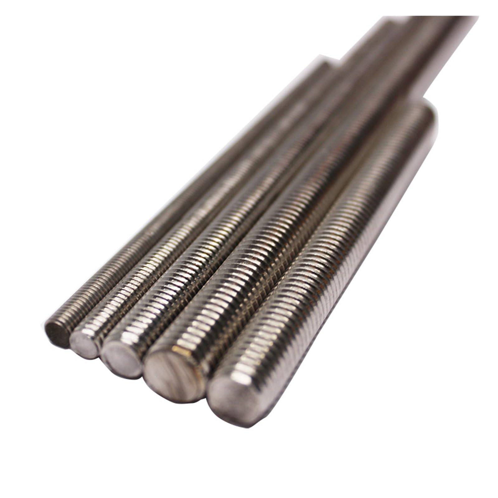 Pręt gwintowany w całości, Pręty gwintowane ze stali nierdzewnej Śruby kołkowe M6 Różne długości 3 szt(M6x55mm)