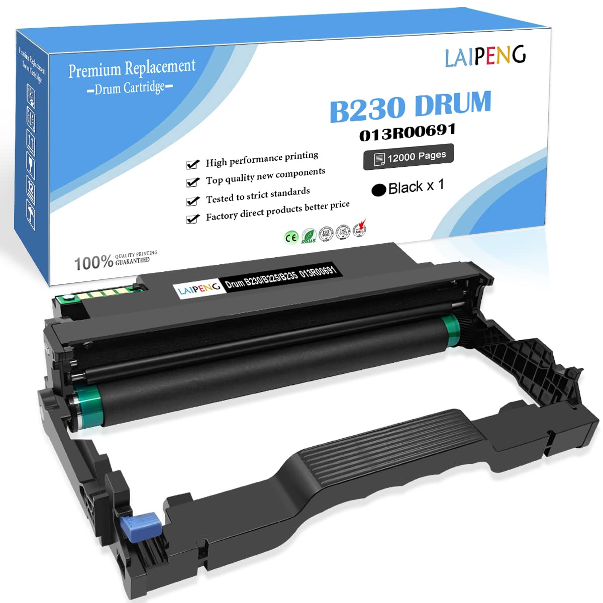 Compatibile B230 B225 B235 Cartuccia Tamburo 12000 Pagine 013R00691 Per Xerox B230 B225 B235 MFP B230DNI B230V/DNI B230V_DNI B225DNI B225V/DNI B225V_DNI B235DNI B235V/DNI B235V_DNI Stampanti