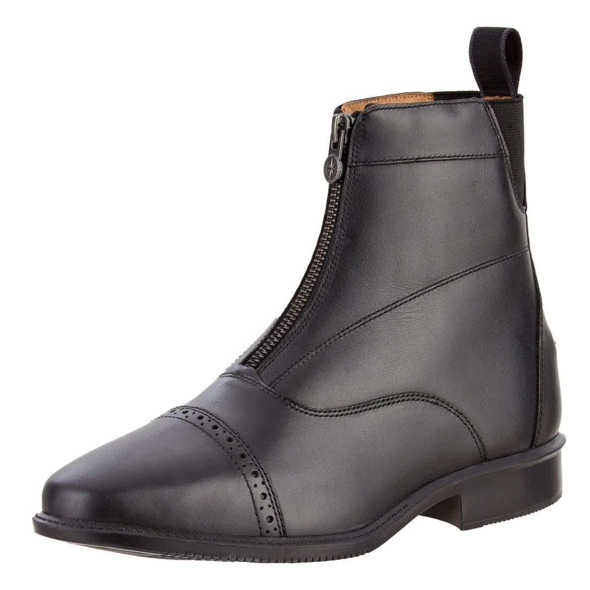 SUEDWIND FOOTWEAR »Legacy FZ« Stiefelette aus robustem Rindsleder | Reißverschluss vorne | Reit-Schlupf-Schuh mit ULTIMA-RS Gummisohle | Komfort-Innensohle | Karree-Leisten | Schwarz | Gr. 37-43