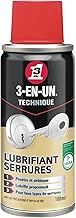 3-EN-UN Technique Aerosol Lock Lubricant Lubricates Clean For All Types Of Cylinders 100 ml