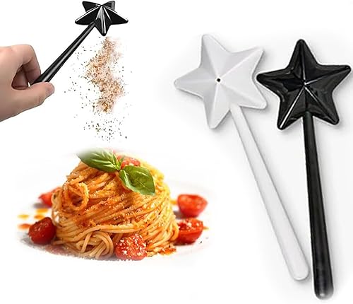 2 saleros y pimenteros, varita mágica, salero y pimentero, salero y pimienta, herramientas de especias recargables, accesorios de cocina y