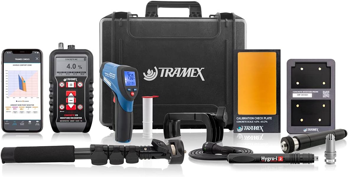 Tramex Concrete Determinator Inspector Kit CDIK