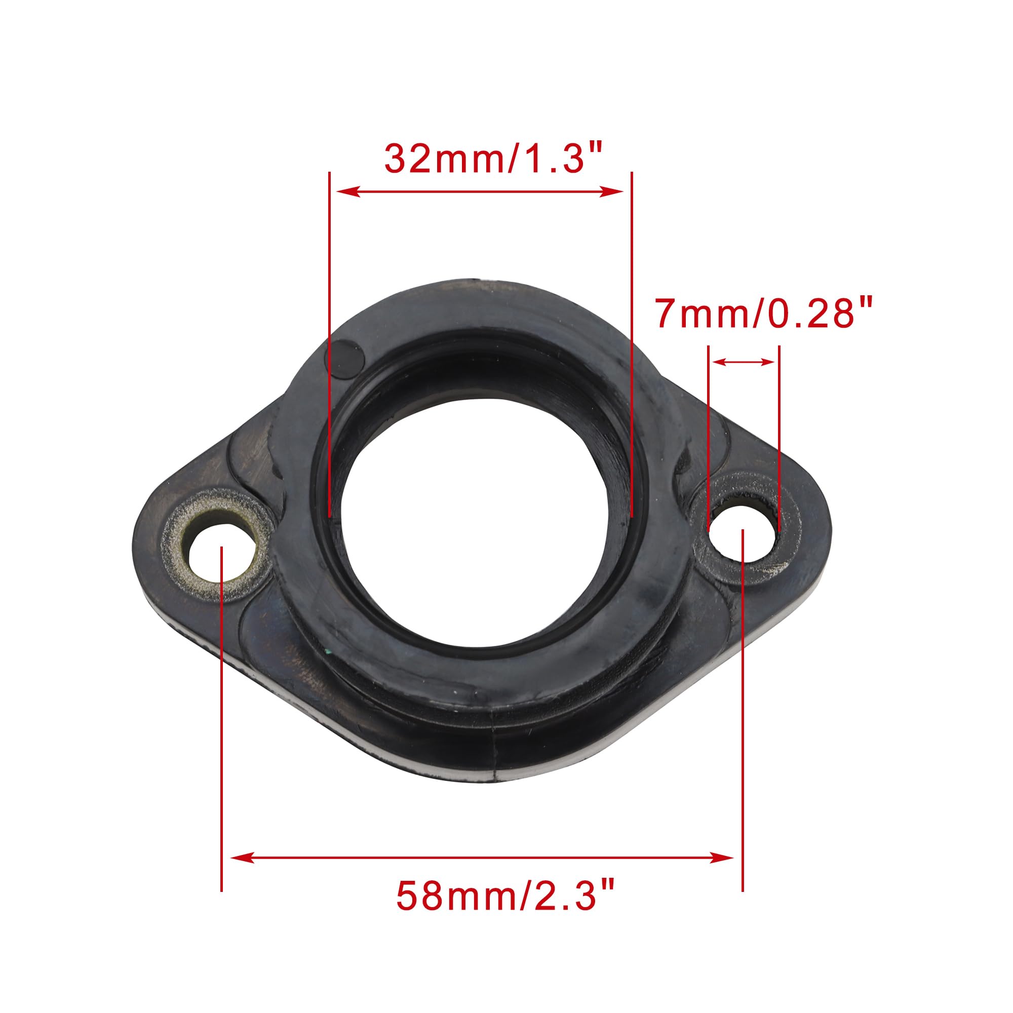 WOOSTAR Carburador Tubo Colector de Admisión Reemplazo para Polaris Trail Blazer 250 Trail Boss 250 Big Boss 250 Xpress 300 OEM #3085013#3083412#3083022