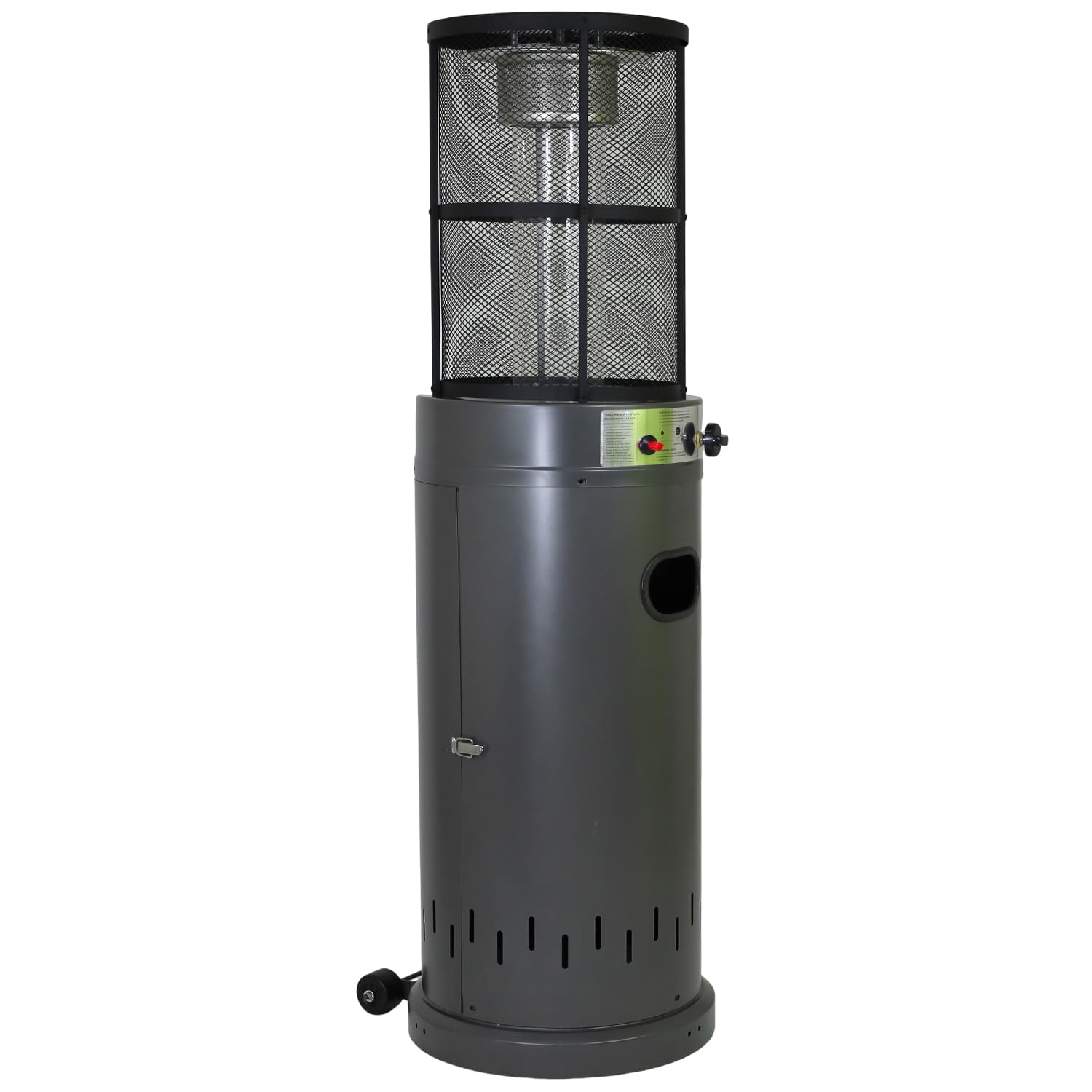 Marvin Stufa a Fungo GPL da Esterno con Fiamma Visibile, Cilindro in Vetro, Portatile, Riscaldamento da Giardino per Terrazzo Bar Ristorante
