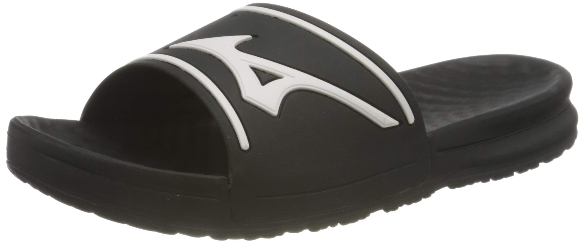 MizunoBaby RELAX SLIDE Flip-Flop, Black/White, x_l UK medium