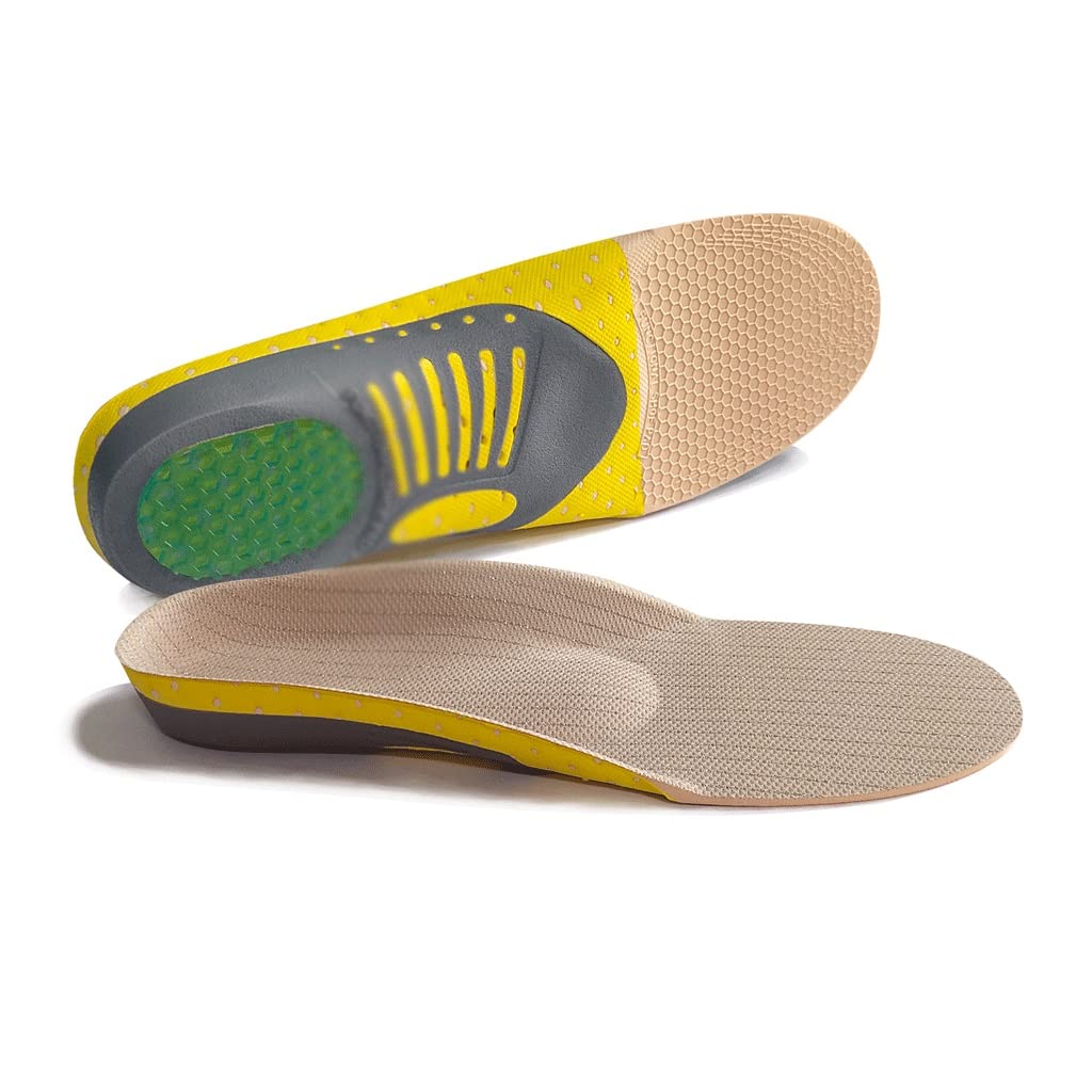 Solette Ortopediche in Gel Premium Soletta Ortopedica for la Salute del Piede Piatto for Scarpe Inserto for Supporto Plantare(3-Pack,S EU35-40)