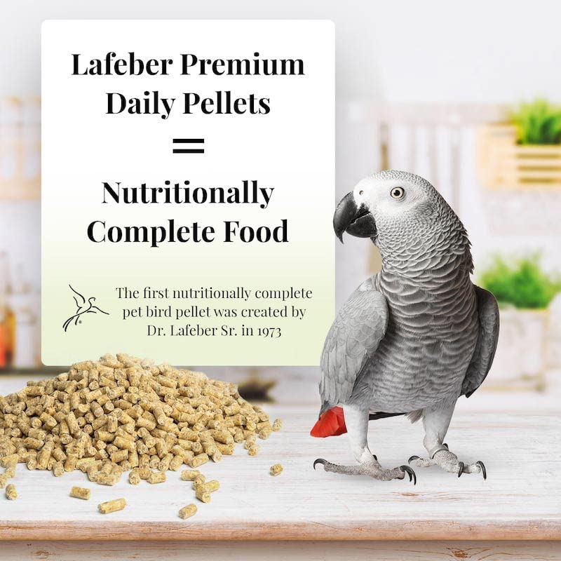 LAFEBERS Parrot Pellets Classic 1.25 Ib Pack of 2 | NUTRITIONALLY COMPLETE PARROT FOOD: formulated by top avian veterinarians and avian nutritionists product thumbnail 5