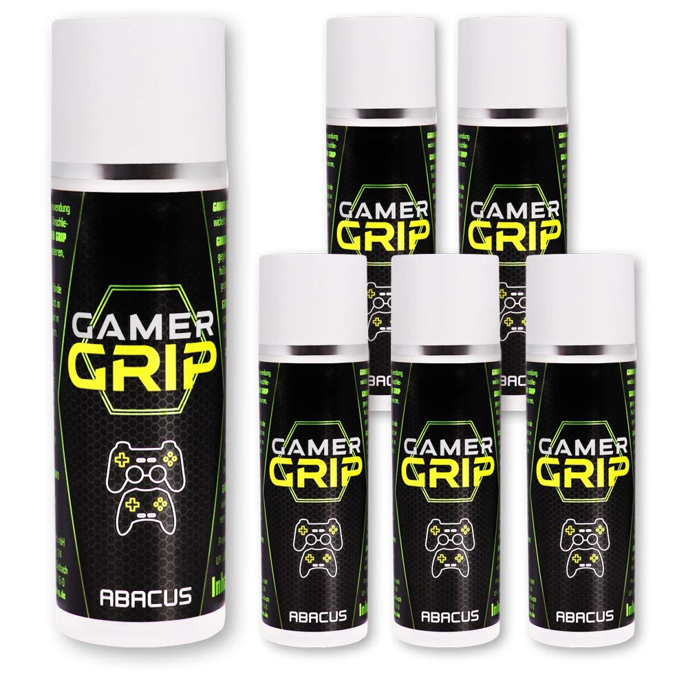 ABACUS Gamer Grip, Gaming Grip, Gamergrip – Più grip durante il gioco su controller e Gamepad Gamer Grip 6 x 50 ml (7654.6)