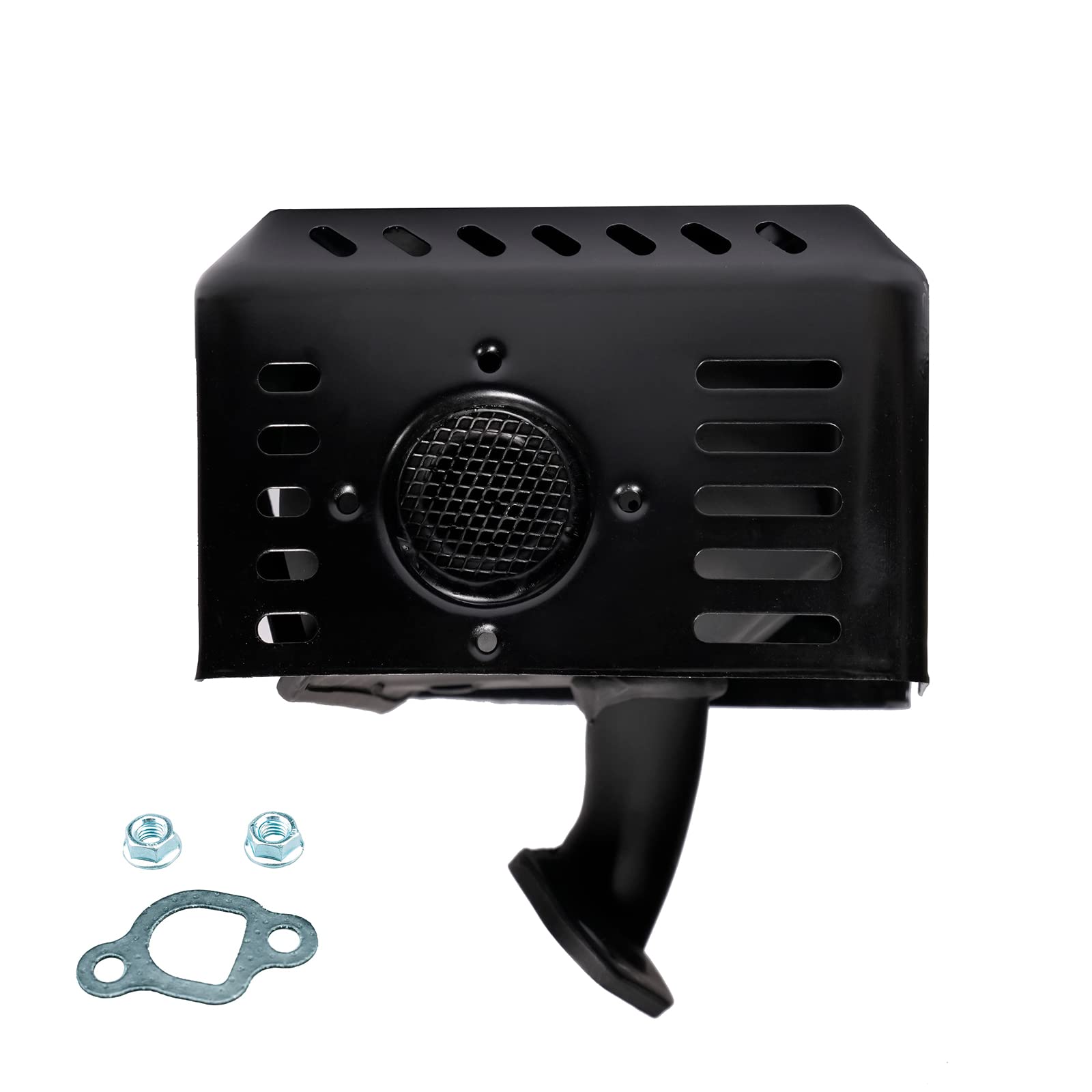 JMCHstore Silenciador de escape para Coleman CT200U BT200X KT196, silenciador para Baja MB165 MB200 Doodlebug Mini Bike, Axis M200, Mini Bikes 212CC, Hisun 196cc Engine, Go Karts