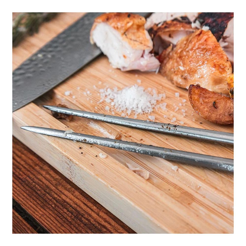KOTAI | Tabla para cortar de madera bambú natural ultra duradera | presecado y aceitado profundo con aceite mineral de grado alimenticio | Naturalmente antibacteriano y antifúngico