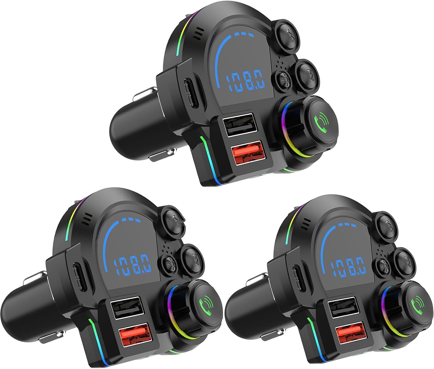 USB-C Bluetooth 5.4 Car Adapter for FM Audio