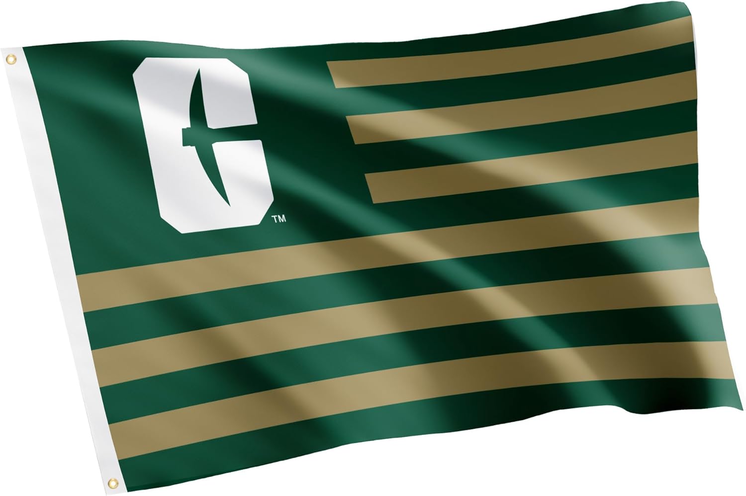 Desert Cactus University of North Carolina Charlotte UNCC Flag - 3 x 5 Feet Forty Niners Banner, Indoor/Outdoor Durable Fabric, 100% Polyester Design (Nation)