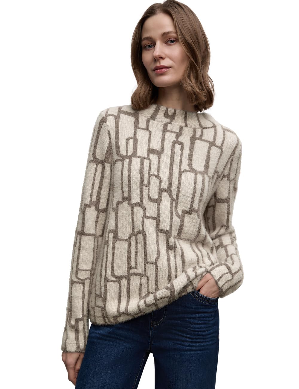 Damen Gemustertes Shirt