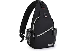 MOSISO Mini Sling Backpack with Water Bottle Holder