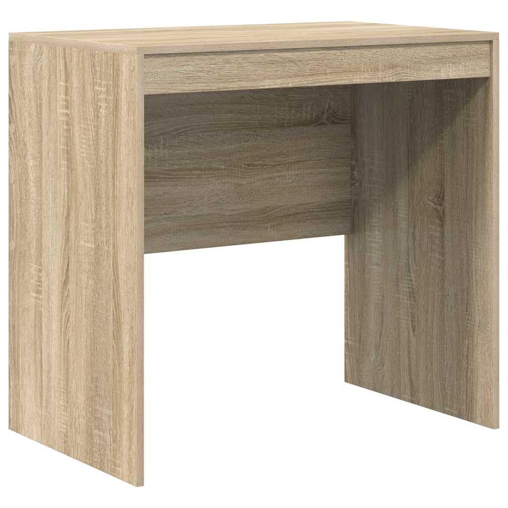 Surface facile d'entretien pour ce bureau compact 80x50 chêne Sonoma