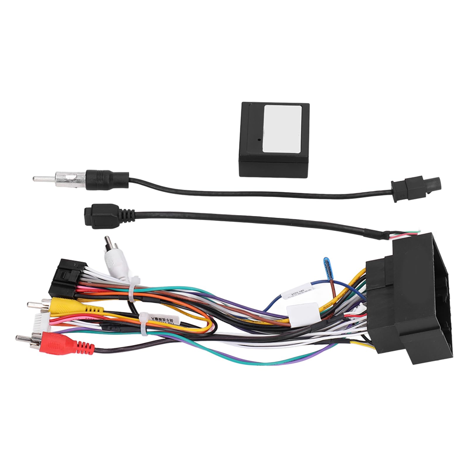Dioche Adattatore Radio Cavo USB per Cablaggio Autoradio da 16 Pin con Kit Scatola Canbus di Ricambio per 2014‑2020, 2015-2017, 2019