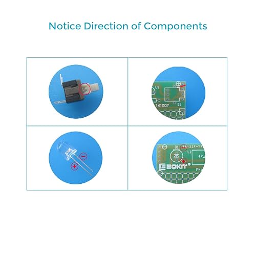 Vista 39 de MiOYOOW Kit de soldadura LED para árbol de Navidad, colorido RGB intermitente, proyecto de soldadura de Navidad 3D, kit de práctica de soldadura Kit