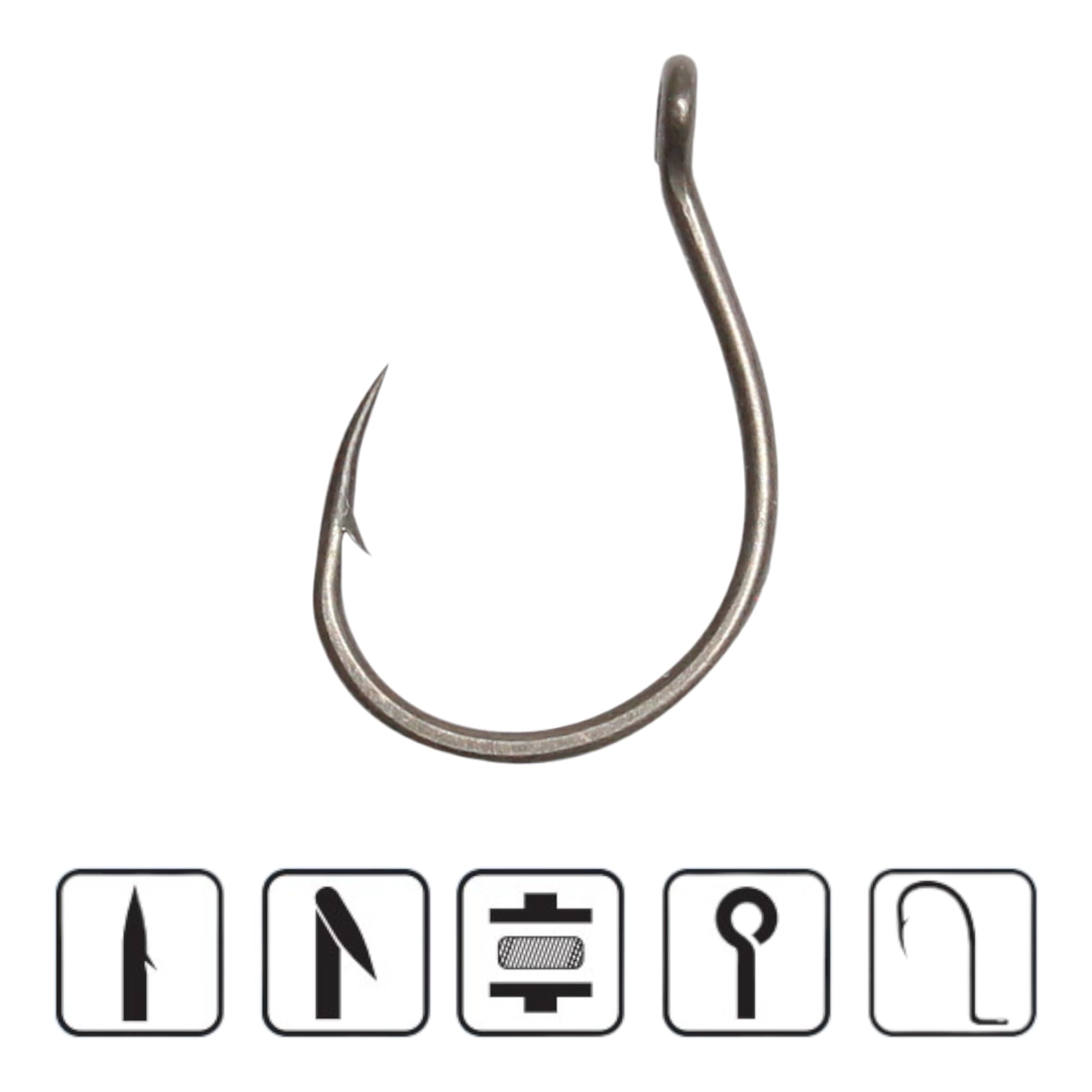PRO Filstar PRO FILSTAR Pack of 10 Fishing Hooks Set N6, Premium Method Feeder, Carp Fishing Hooks, Carp Fishing Accessories - Image 3
