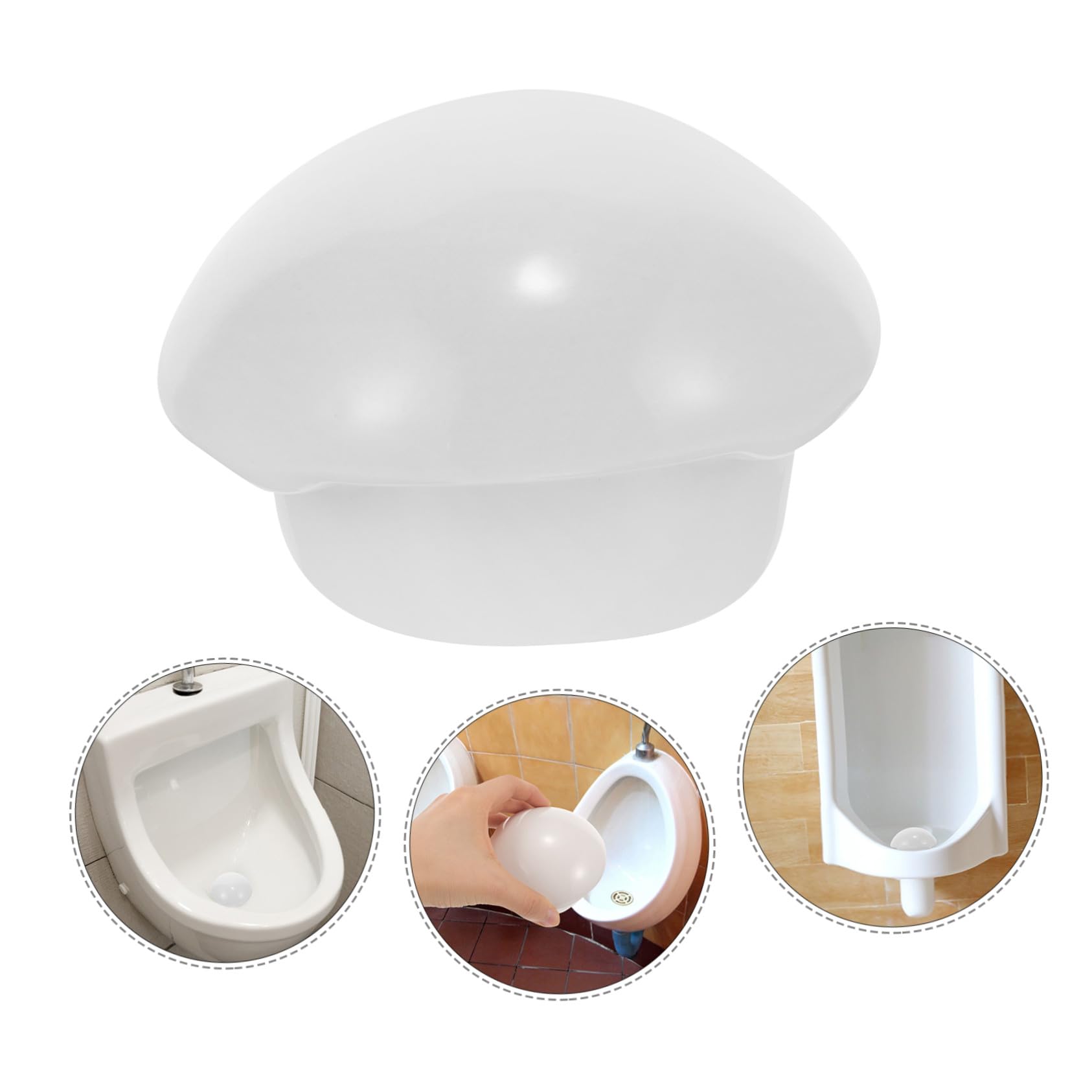 Tappo per orinatoio in ceramica, facile da installare, per il bagno degli uomini, previene l'intasamento, accessorio per orinatoio dal design moderno