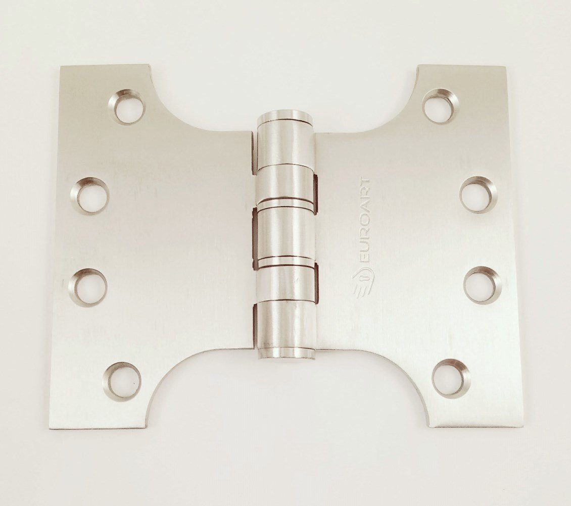 Euroart Pvd Parliament Hinge Washered 100X125x3.5mm Satin Stainless Steel