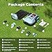 Robotic Lawn Mower with App Control – Adjustable Cutting Height, Auto-Charging, Obstacle Detection & Smart Scheduling – Ideal for Lawns up to 1/8 Acre