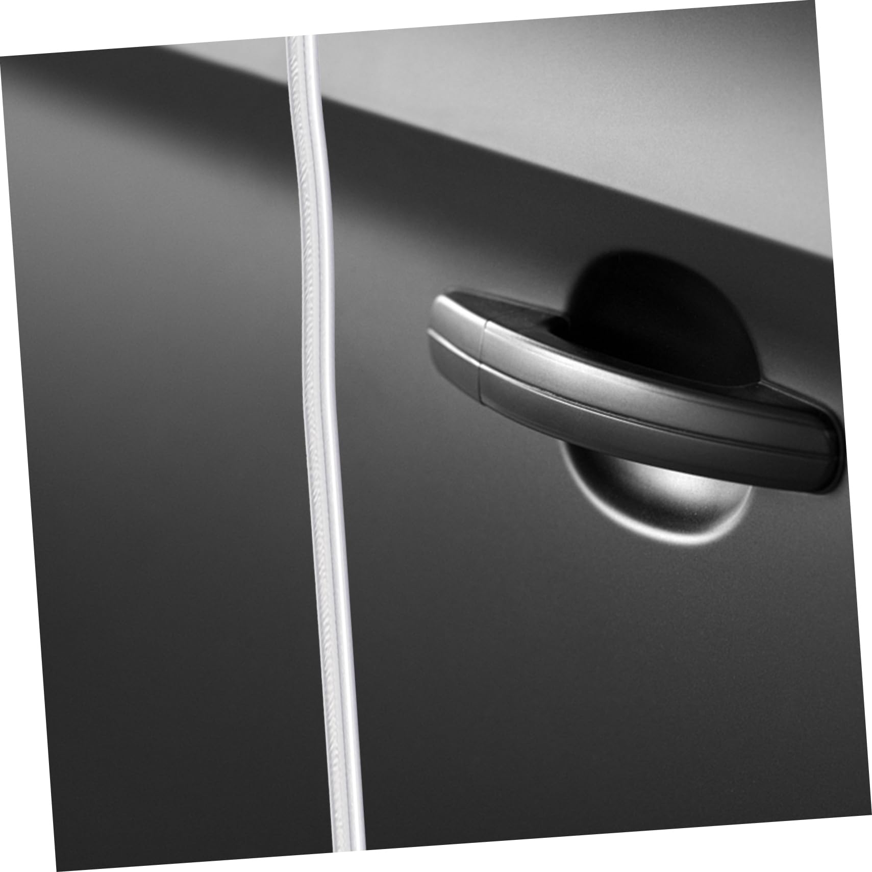 Alipis Protector De Borde De Puerta Tira De Sellado De Brillante para Vehículos Resistente Arañazos para Coches Camiones Y Suvs 5 * 5