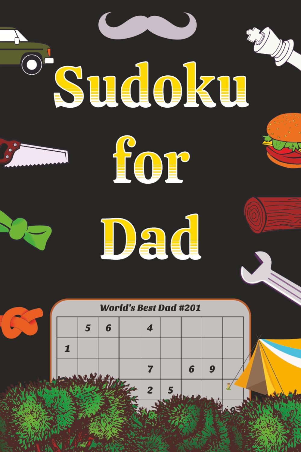 Sudoku for Dad: Large Print Puzzles for Dads, Grandads, and Men, Father's Day Gift, Xmas Gift for Dads