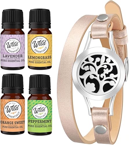 Griego Clave Medallón Difusor de aceite esencial collar camafeo colgante de acero inoxidable con cadena de 24"