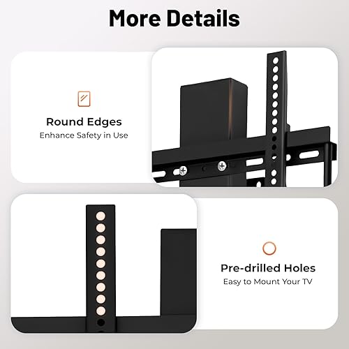 Miniatura 7 de Soporte de TV motorizado para 26 a 57 pulgadas, soporte de televisión de elevación vertical con control remoto, soporte de TV de elevación