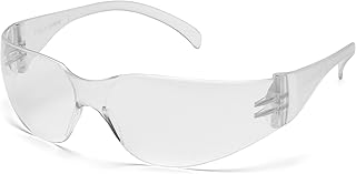 Pyramex Mini Intruder Safety Eyewear, Clear Frame / Clear-Hardcoated Lens