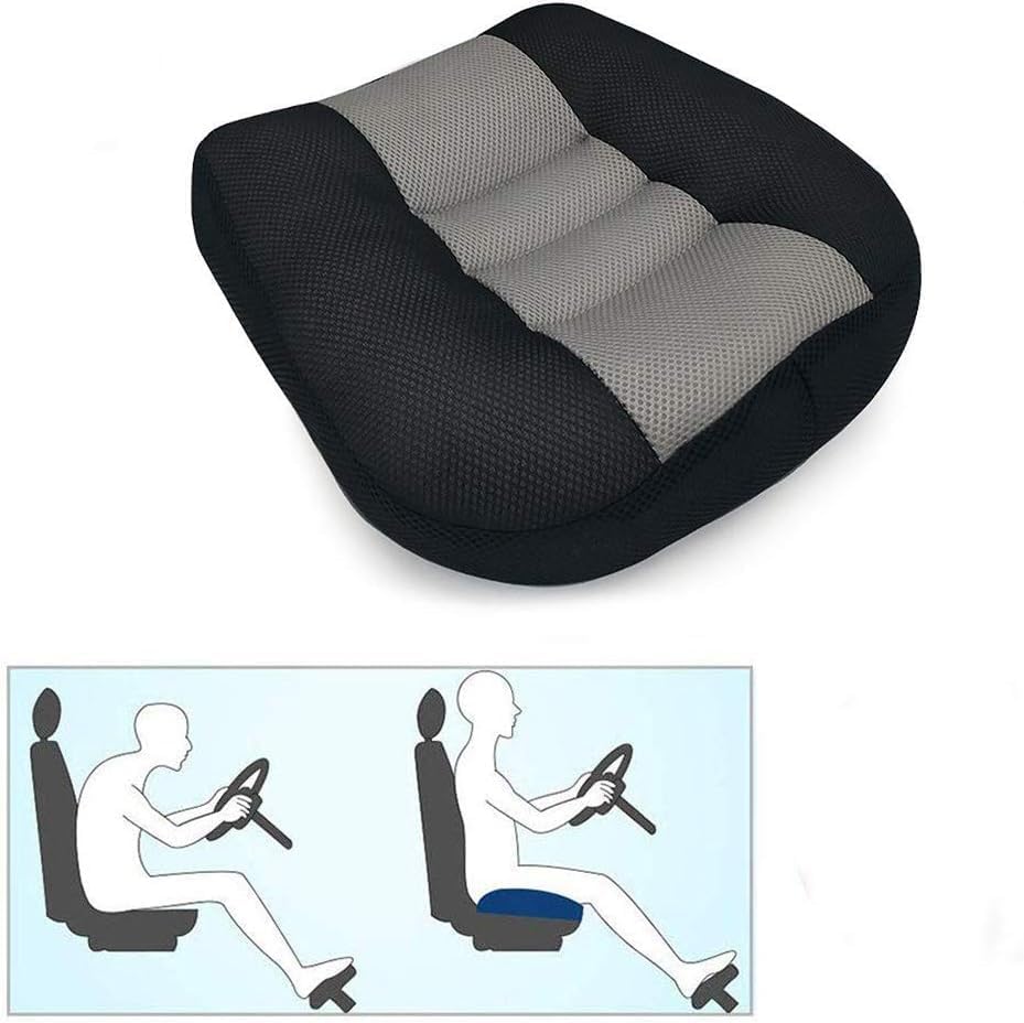Sonhomay Asiento elevador portátil ergonómico para coche, tapete de aumento de altura con asa para coche, oficina, hogar