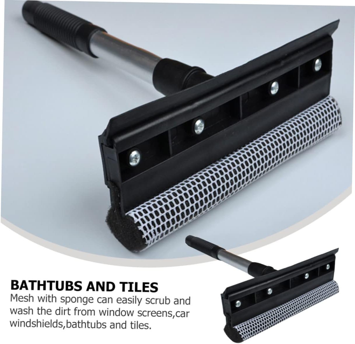 3pcs -Purpose Window Squeegee Strong Cleaning Ability Double Sided Window for Windshields and Tiles