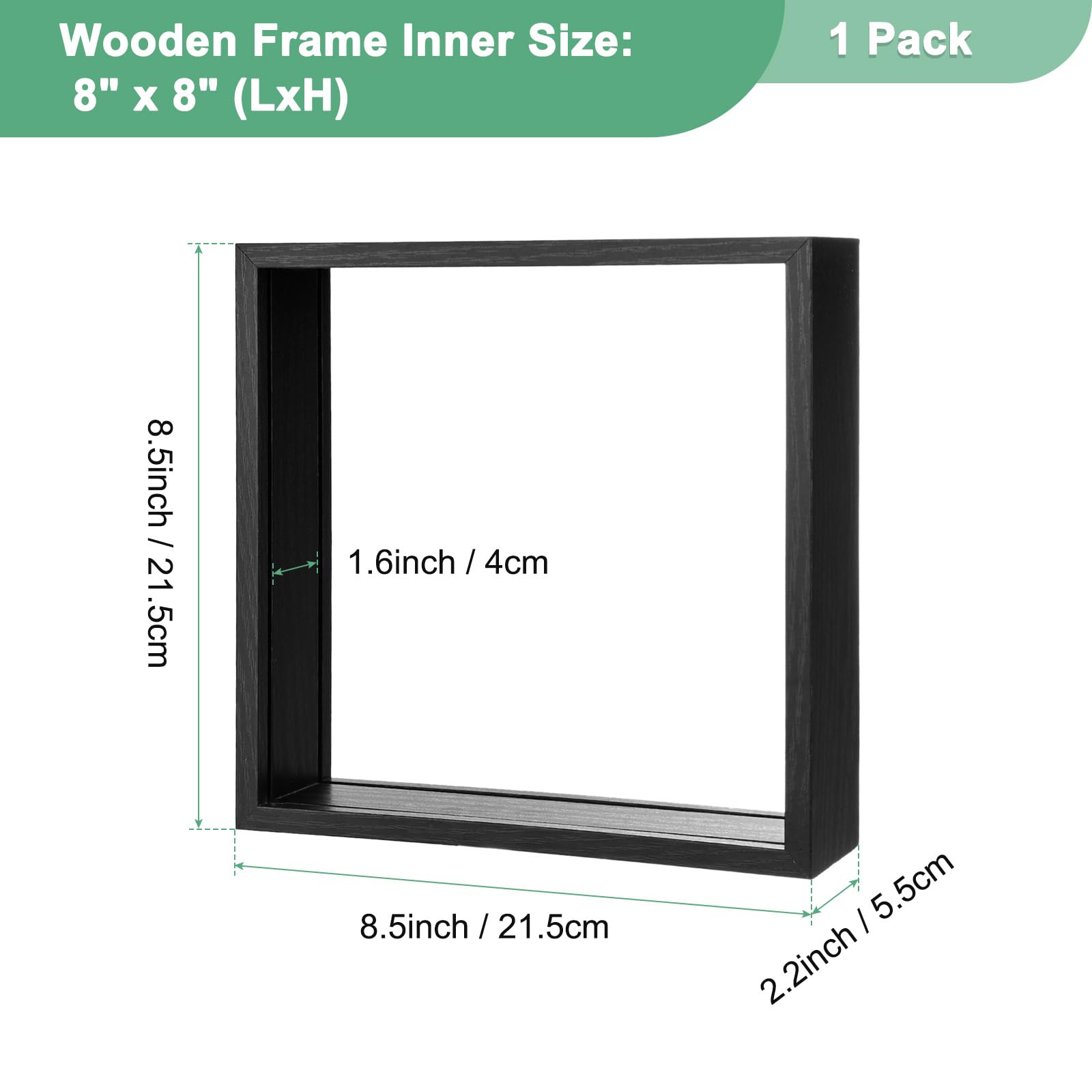 M METERXITY 1-Pack Dried Flower Frame - Image 3