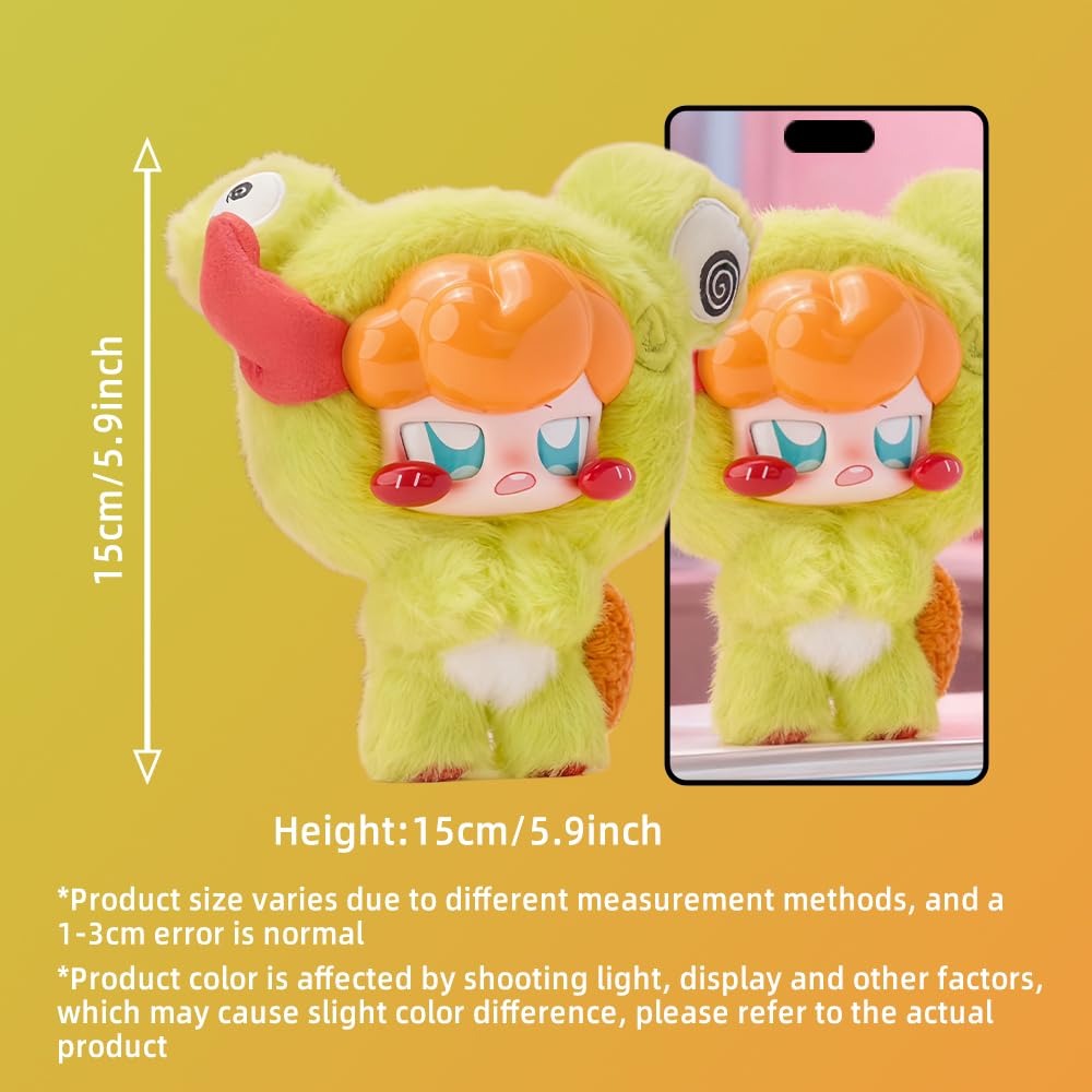 niannyyhouse Jokki Plüsch-Blindbox, Tier-Party-Serie, weiche gefüllte Plüschfiguren, niedliche Vinyl-Puppe, Schlüsselanhänger, Ornamente (6 Stück)