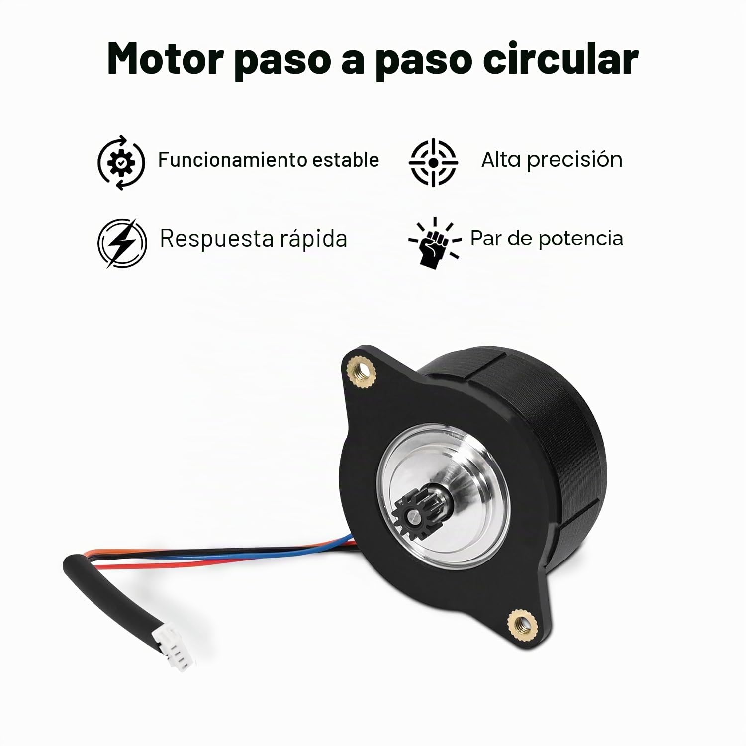 Creality K1C - Motor de extrusión de bajo ruido para motor paso a paso de 0,8 A, motor paso a paso de 12 dientes para impresora 3D Creality K1 Max/K1/K1C/Ender 3 V3 Plus /K1 SE