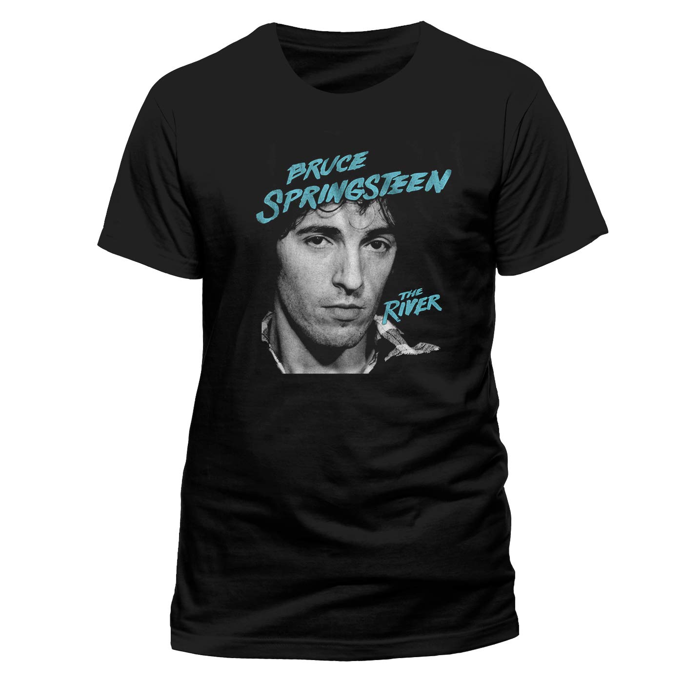 CID Men's Bruce Springsteen-the River T-Shirts, Black, Small