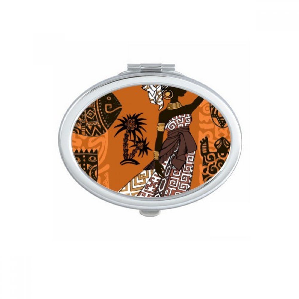 Miroir compact africain mignon petit cadeau portable pour femme