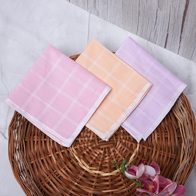 DEERGH ENTERPRISE LADIES SOFT COTTON HANDKERCHIEF|FOR WOMEN|GIRL|BABY-12 2
