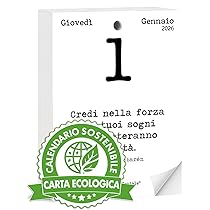 Calendario Geniale 2026. Il Primo e L’Originale. Idea Regalo Filosofico. Calendario Eco Sostenibile da tavolo con scatola regalo. Ogni giorno Frasi Filosofiche. Bonus digitali. Ricarica 10 x 14 cm.