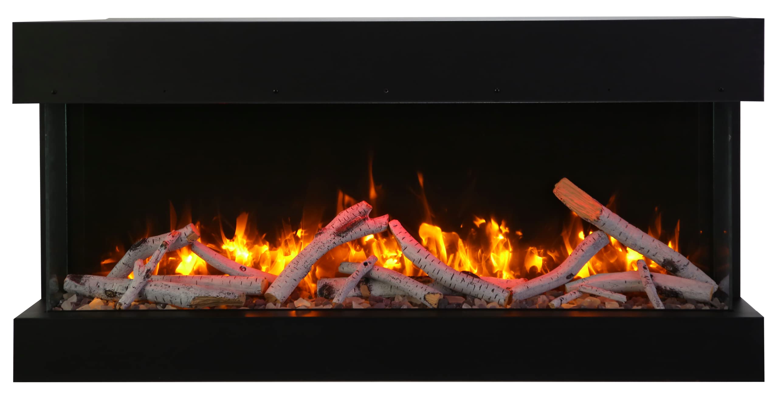 Amantii Series Slim Built-in 3-Sided Electric Fireplace with Logs (40-TRV- SLIM), 40-Inch : Amazon.ca: Tools u0026 Home Improvement