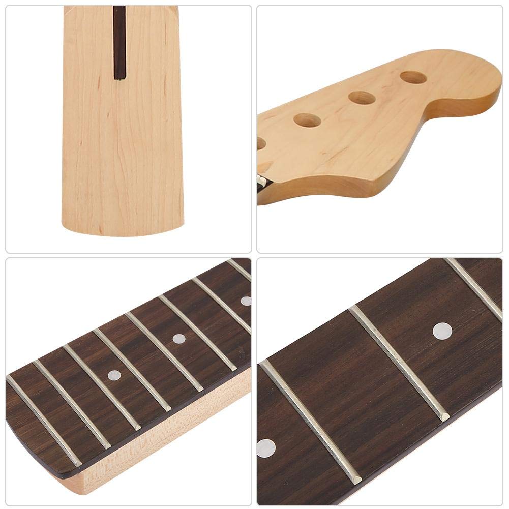 Ahorn E Bass Hals, Bass Palisander Griffbrett, 21 Bund Hals