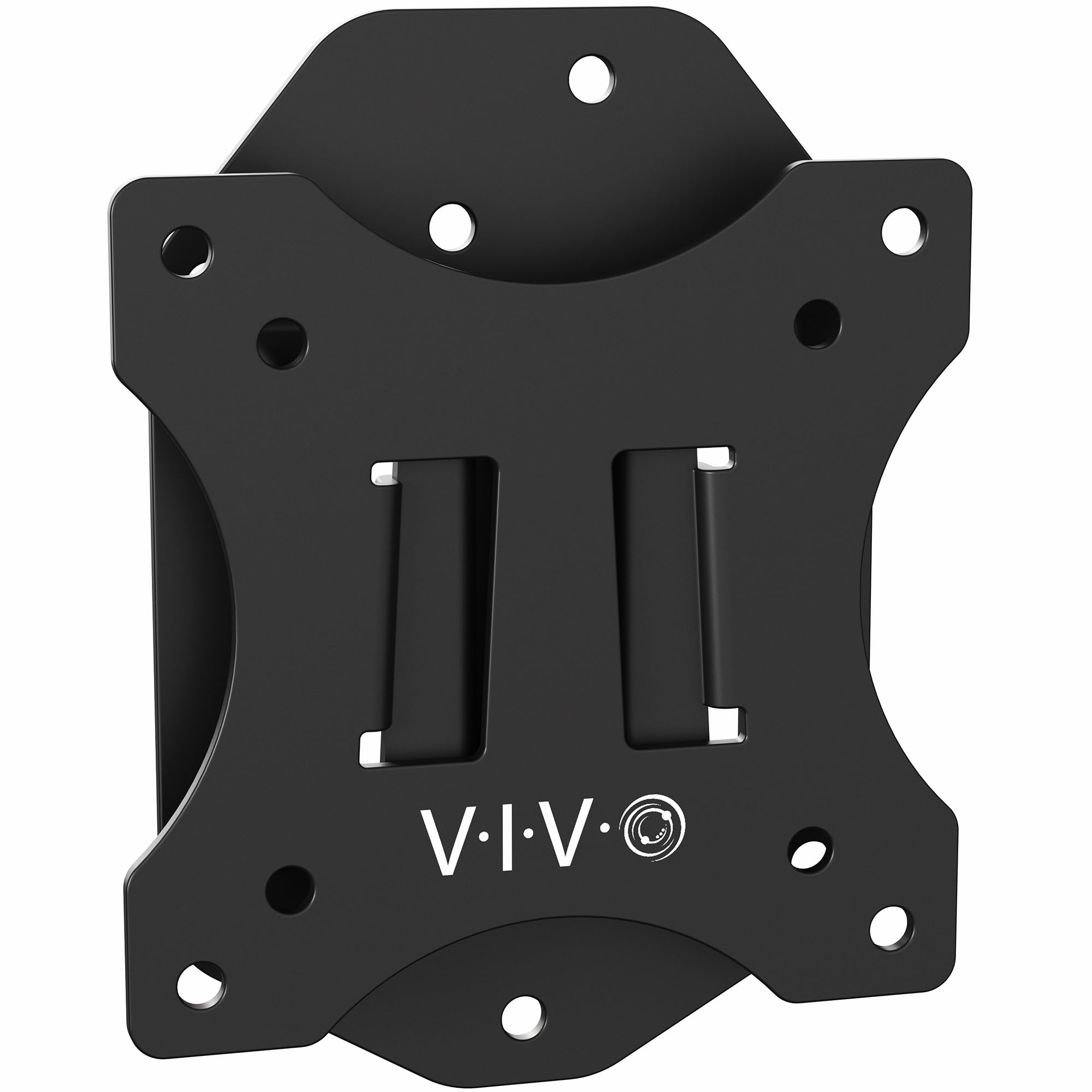 vivo low profile heavy duty ultrawide monitor wall mount for up to 49 inch screens, holds 44 lbs, max vesa 100x100, black, mount-vwlp1